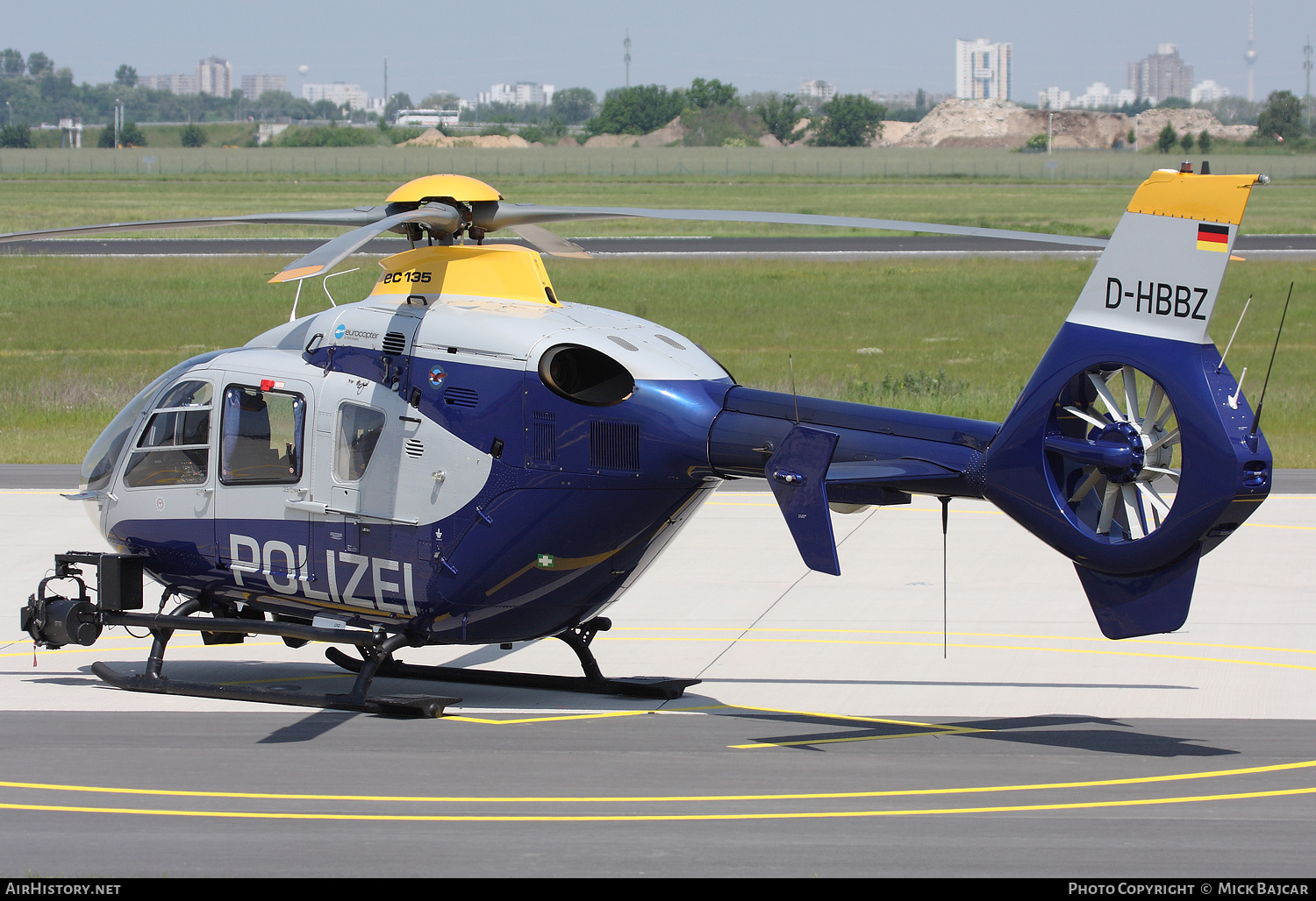 Aircraft Photo of D-HBBZ | Eurocopter EC-135P-2 | Polizei Brandenburg | AirHistory.net #354813