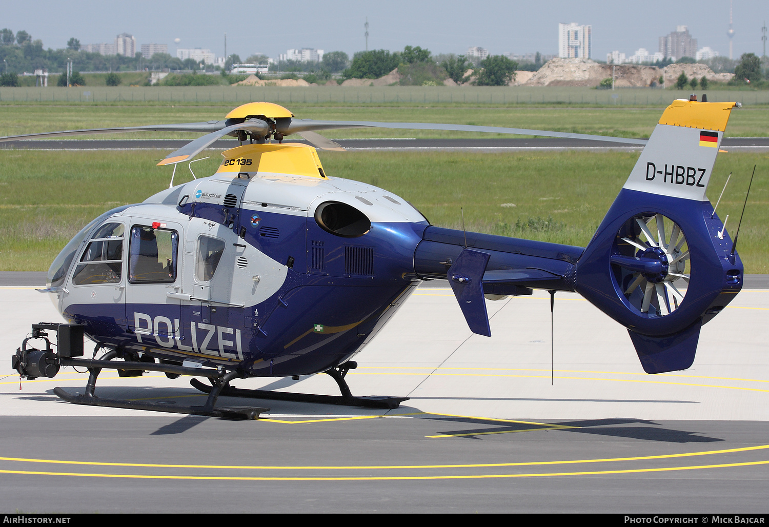 Aircraft Photo of D-HBBZ | Eurocopter EC-135P-2 | Polizei | AirHistory.net #354813