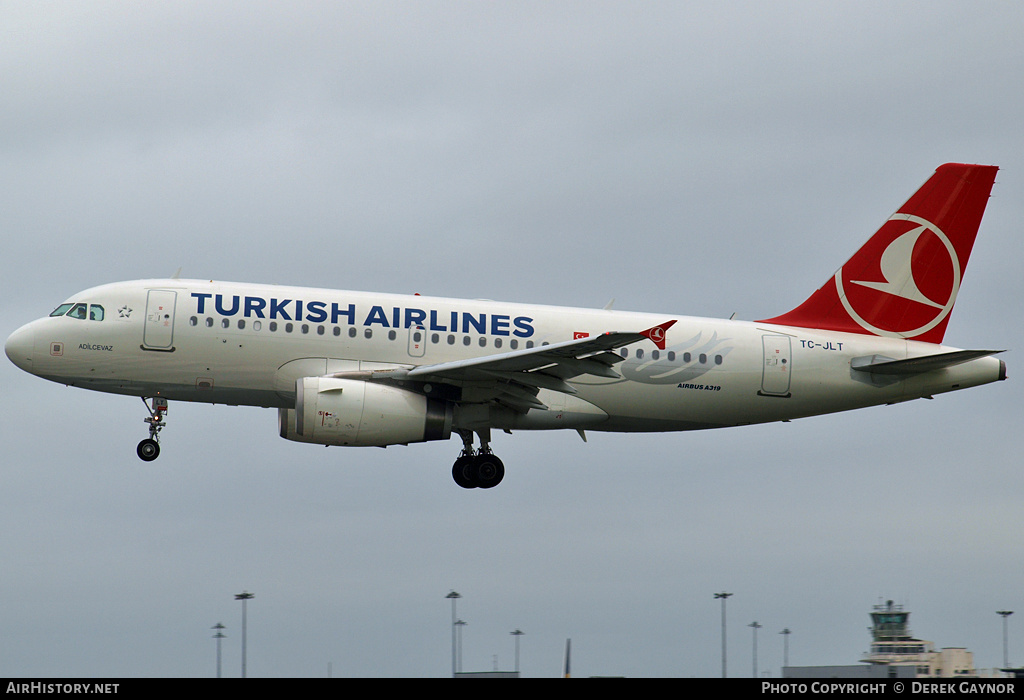 Aircraft Photo of TC-JLT | Airbus A319-132 | Turkish Airlines | AirHistory.net #354815