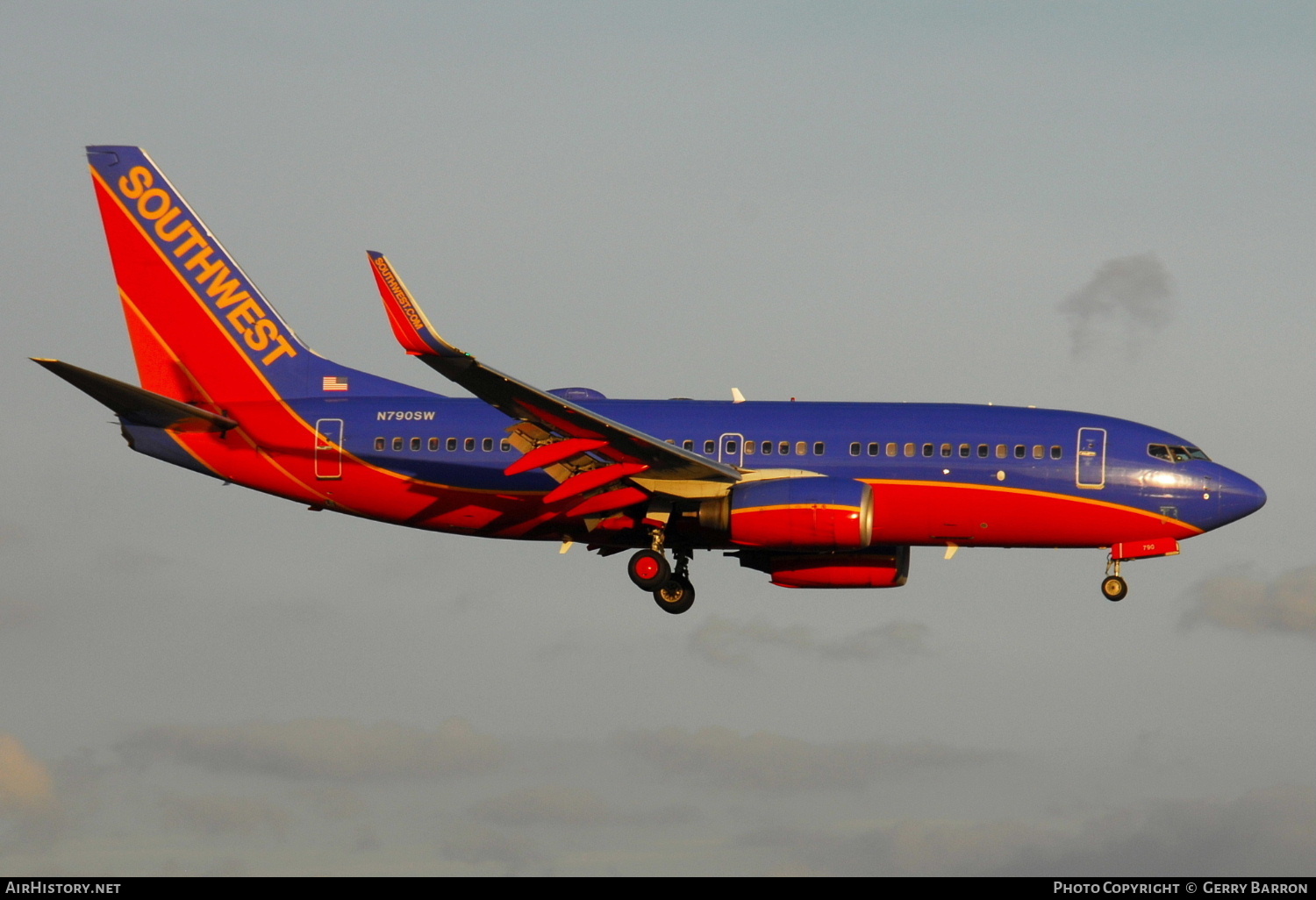 Aircraft Photo of N790SW | Boeing 737-7H4 | Southwest Airlines | AirHistory.net #354823