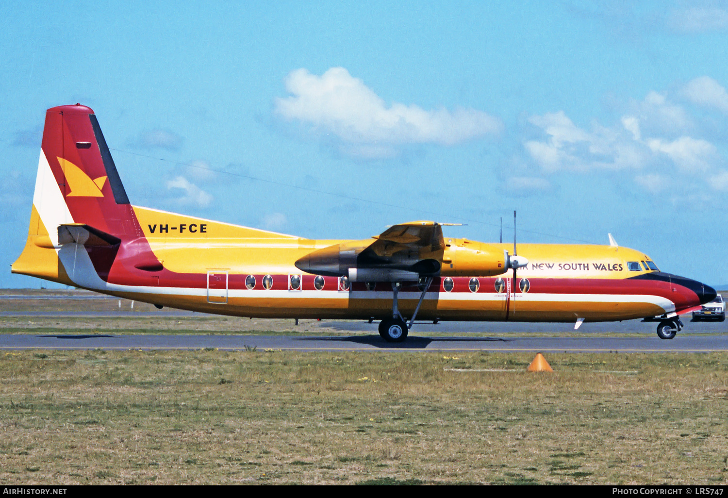 Aircraft Photo of VH-FCE | Fokker F27-500F Friendship | Air New South Wales | AirHistory.net #354852