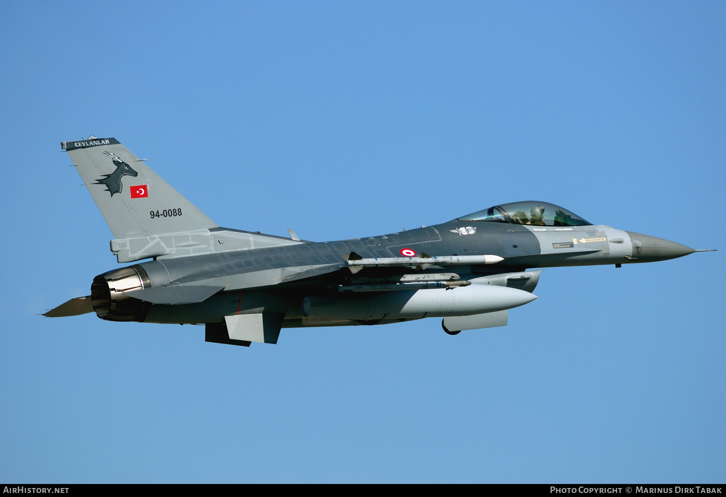 Aircraft Photo of 94-0088 | Lockheed Martin F-16CJ Fighting Falcon | Turkey - Air Force | AirHistory.net #354889