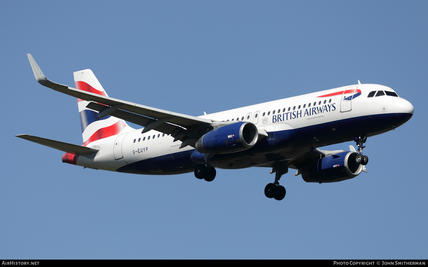 Aircraft Photo of G-EUYP | Airbus A320-232 | British Airways | AirHistory.net #354899