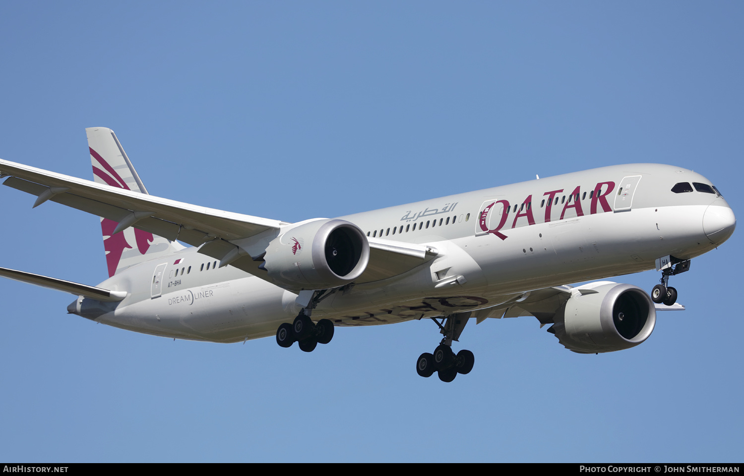 Aircraft Photo of A7-BHA | Boeing 787-9 Dreamliner | Qatar Airways | AirHistory.net #354920