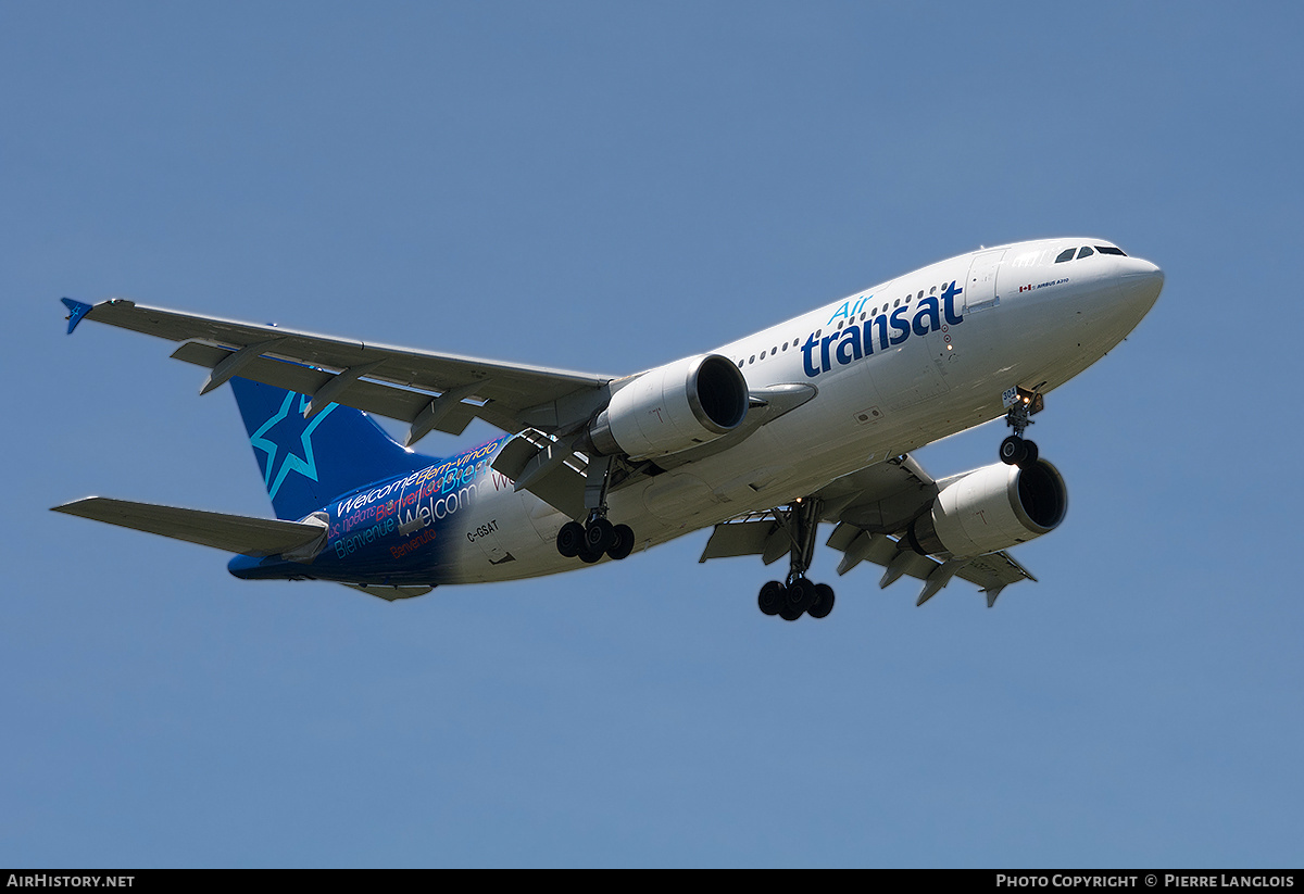 Aircraft Photo of C-GSAT | Airbus A310-308 | Air Transat | AirHistory.net #354924