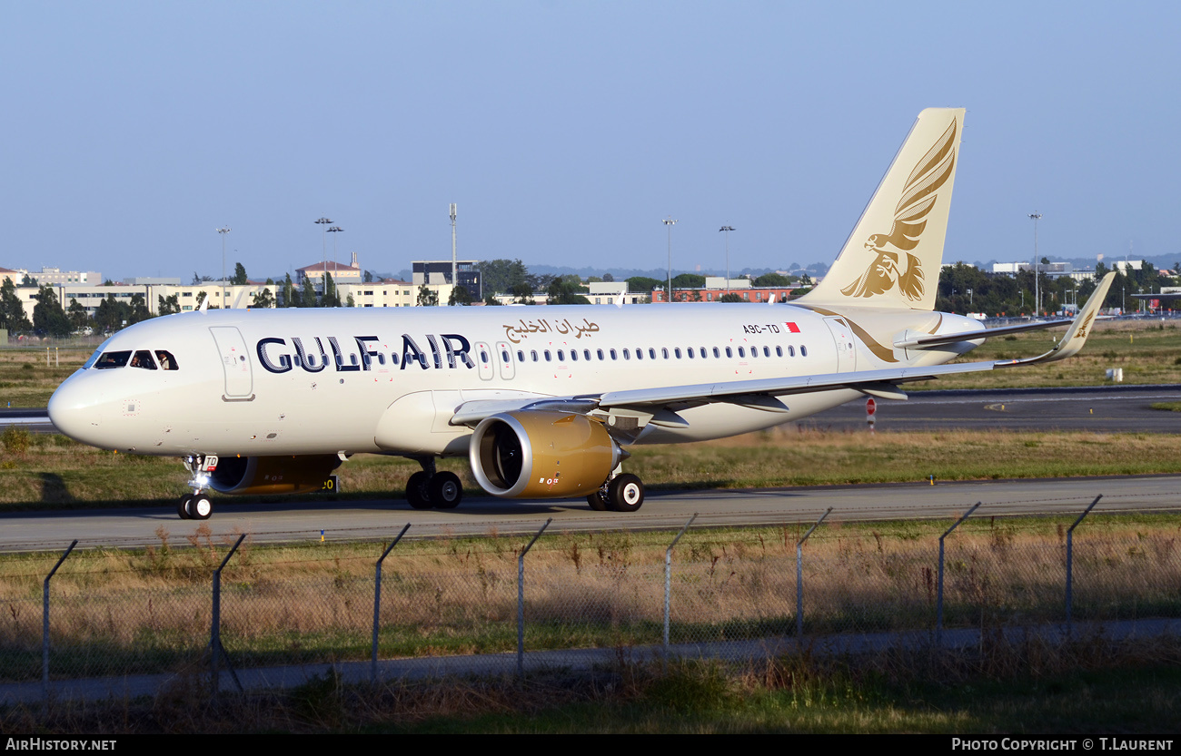 Aircraft Photo of A9C-TD | Airbus A320-251N | Gulf Air | AirHistory.net #354930