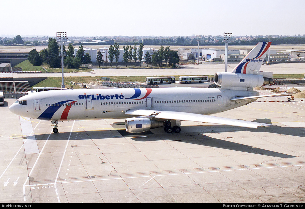 Aircraft Photo of F-GPVD | McDonnell Douglas DC-10-30 | Air Liberté | AirHistory.net #354940