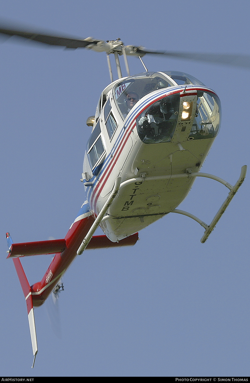 Aircraft Photo of G-TTMB | Bell 206B JetRanger II | AirHistory.net #354946