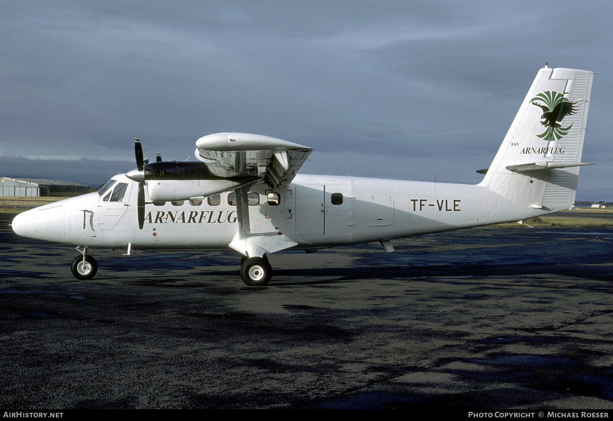 Aircraft Photo of TF-VLE | De Havilland Canada DHC-6-200 Twin Otter | Eagle Air of Iceland - Arnarflug | AirHistory.net #354949