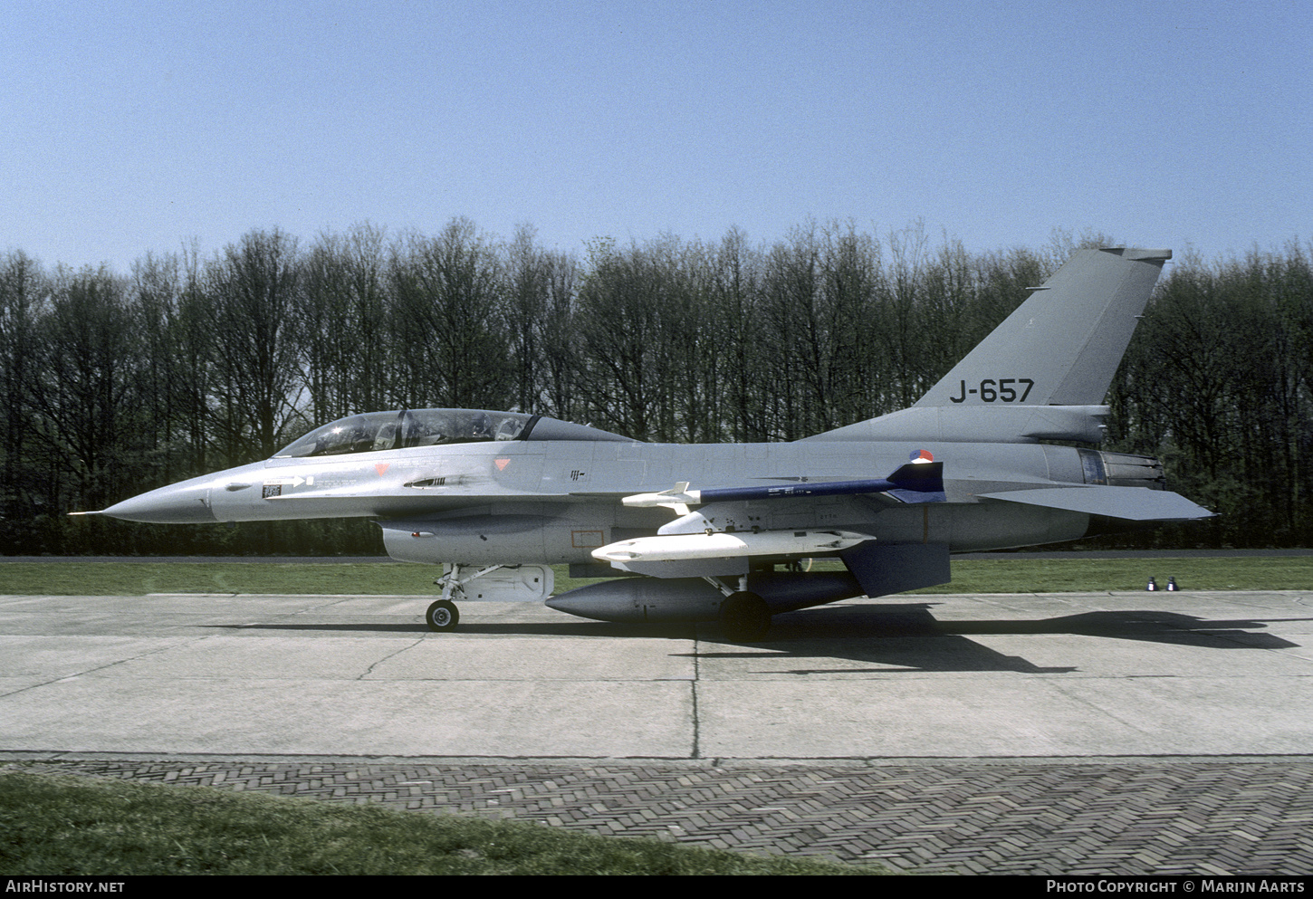 Aircraft Photo of J-657 | General Dynamics F-16B Fighting Falcon | Netherlands - Air Force | AirHistory.net #354964