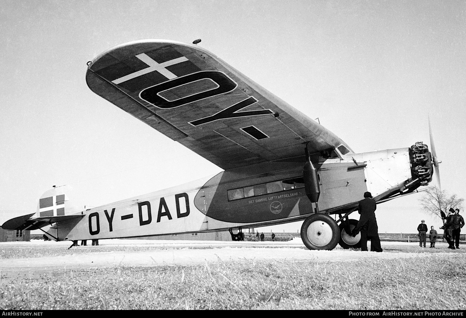 Aircraft Photo of OY-DAD | Fokker F.VIIa | Danish Air Lines - Det Danske Luftfartselskab - DDL | AirHistory.net #354967