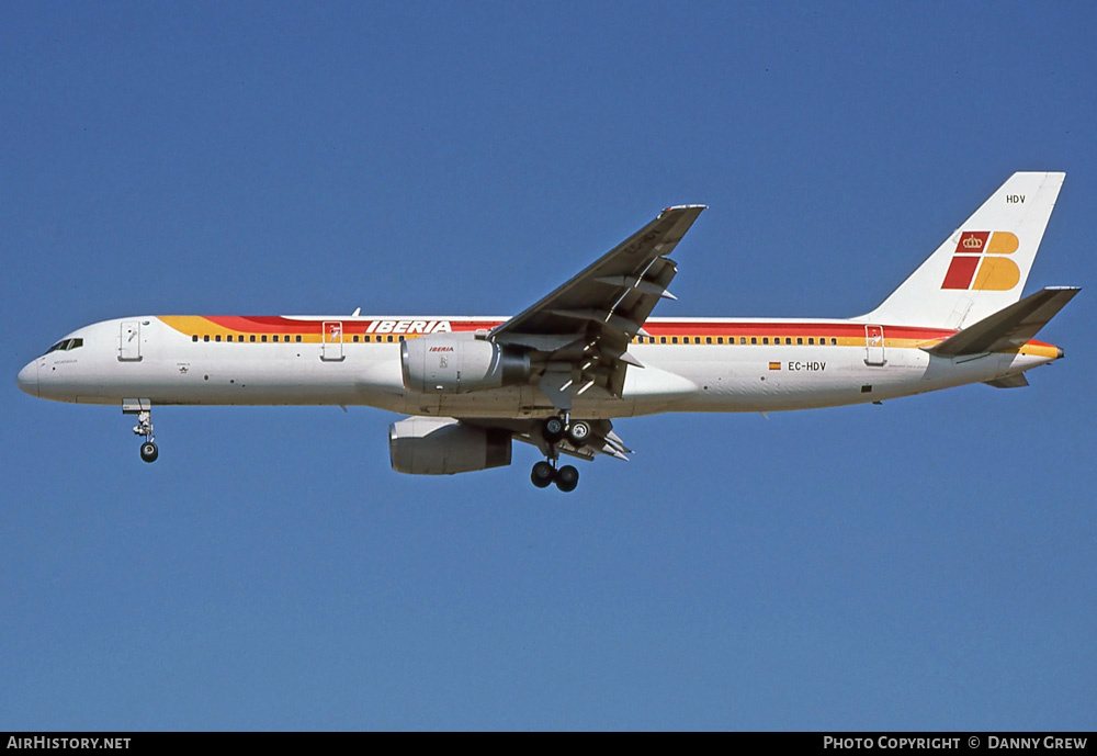 Aircraft Photo of EC-HDV | Boeing 757-256 | Iberia | AirHistory.net #354972