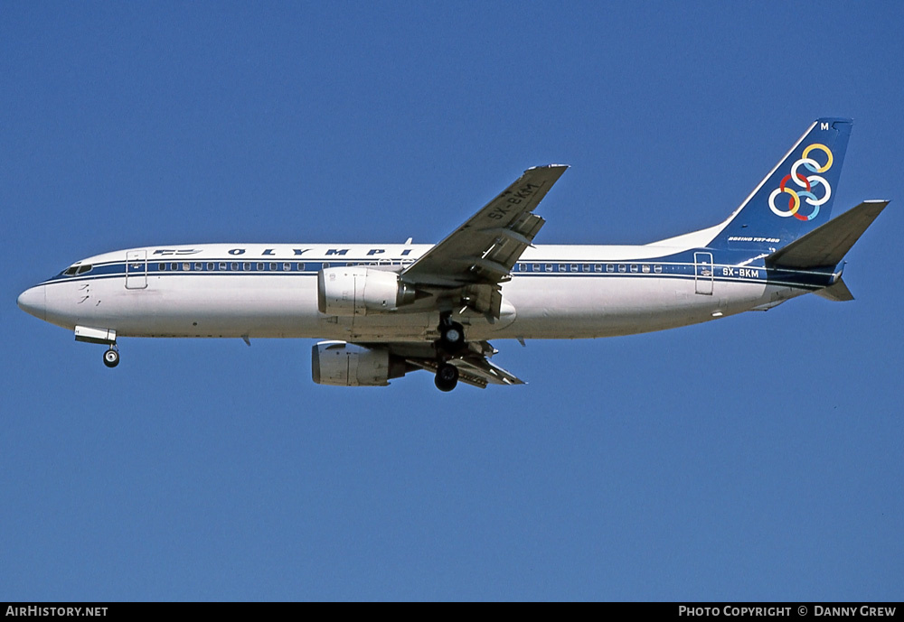 Aircraft Photo of SX-BKM | Boeing 737-4Q8 | Olympic | AirHistory.net #354977