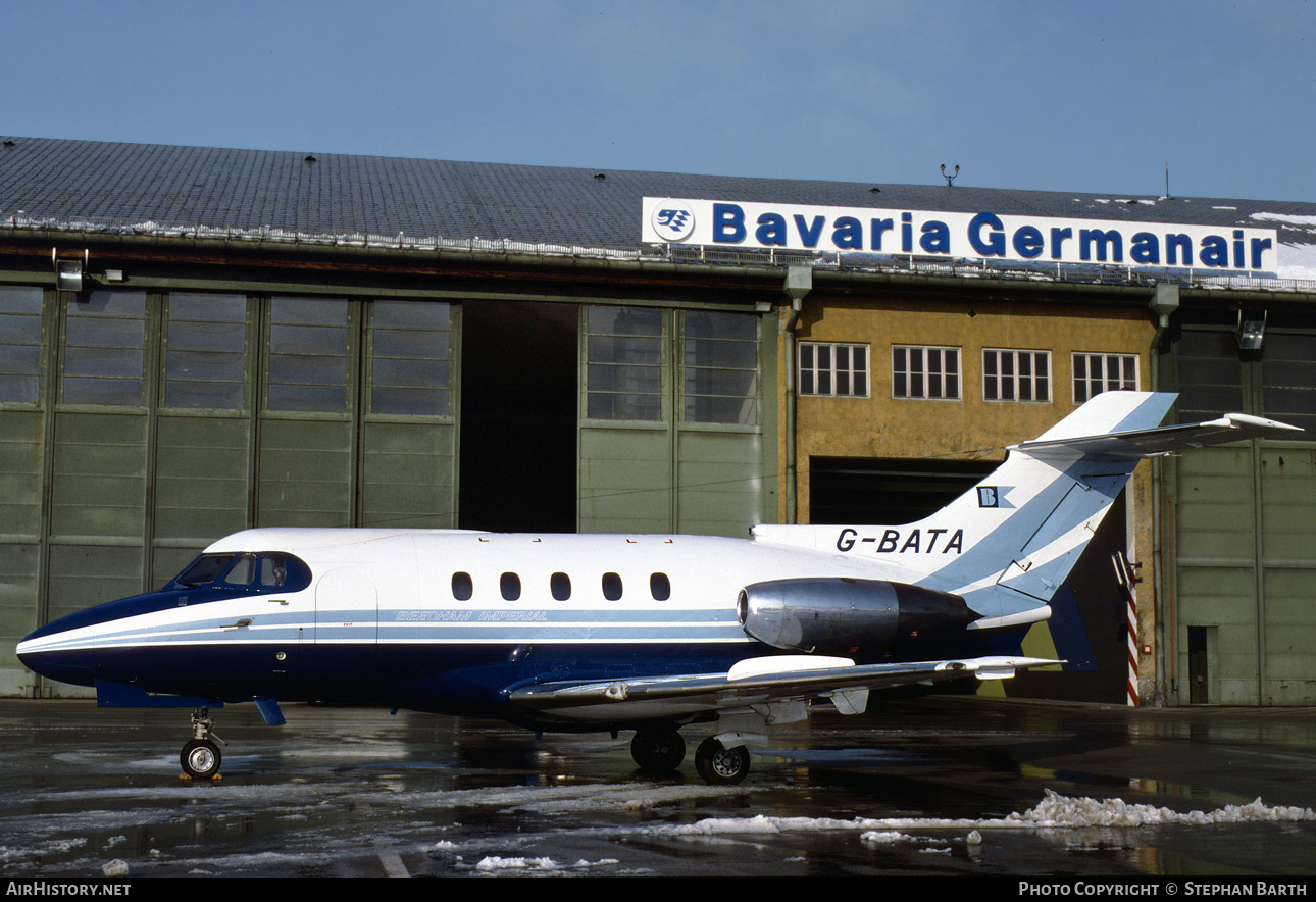 Aircraft Photo of G-BATA | Hawker Siddeley HS-125-403B | Beecham-Imperial Aviation | AirHistory.net #354978