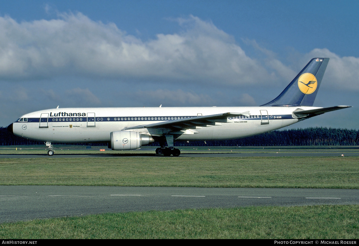 Aircraft Photo of D-AIAN | Airbus A300B4-603 | Lufthansa | AirHistory.net #355025