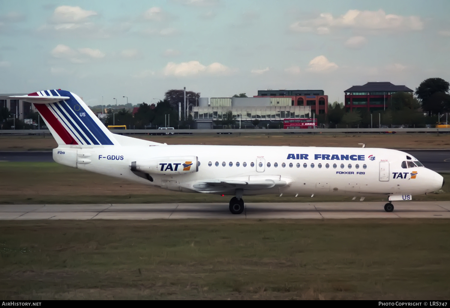 Aircraft Photo of F-GDUS | Fokker F28-2000 Fellowship | Air France | AirHistory.net #355026