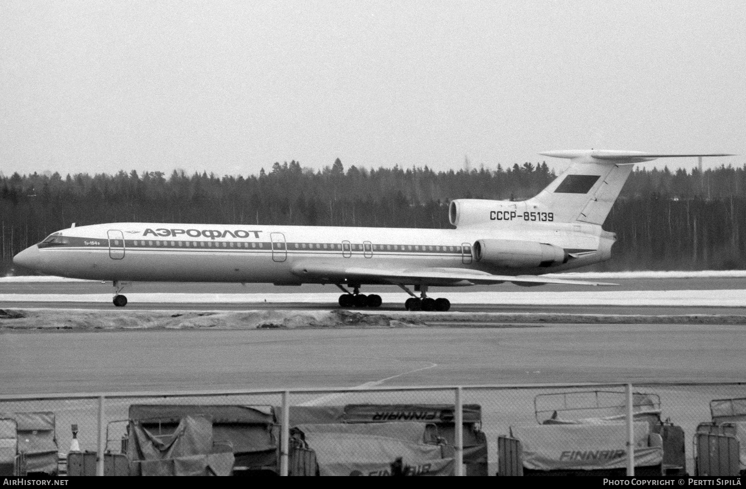 Aircraft Photo of CCCP-85139 | Tupolev Tu-154B | Aeroflot | AirHistory.net #355032