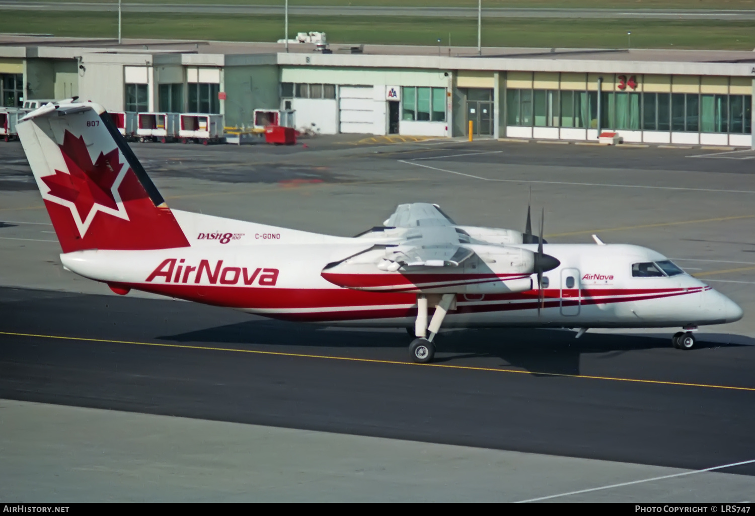 Aircraft Photo of C-GONO | De Havilland Canada DHC-8-102 Dash 8 | Air Nova | AirHistory.net #355041