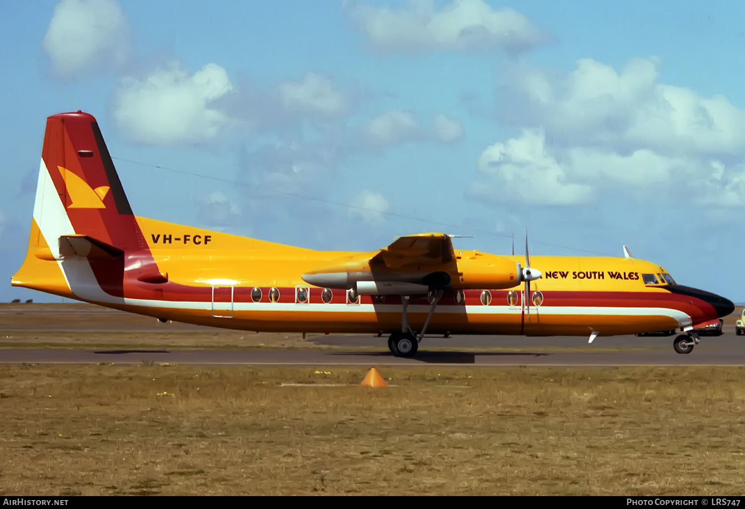 Aircraft Photo of VH-FCF | Fokker F27-500F Friendship | Air New South Wales | AirHistory.net #355044