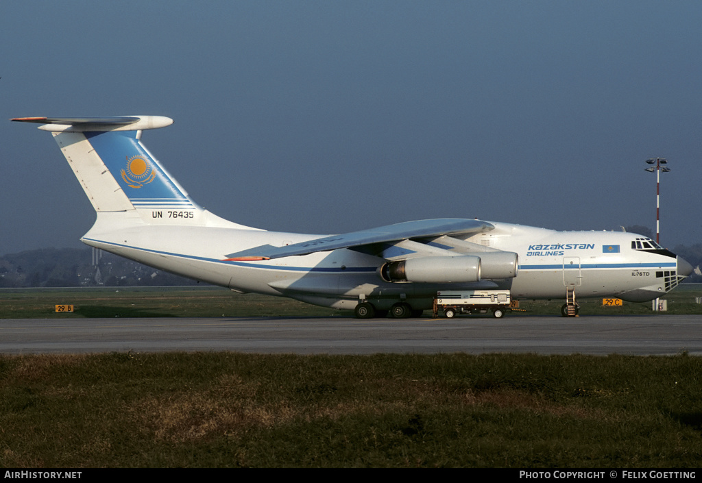 Aircraft Photo of UN-76435 | Ilyushin Il-76TD | Kazakhstan Airlines | AirHistory.net #355052