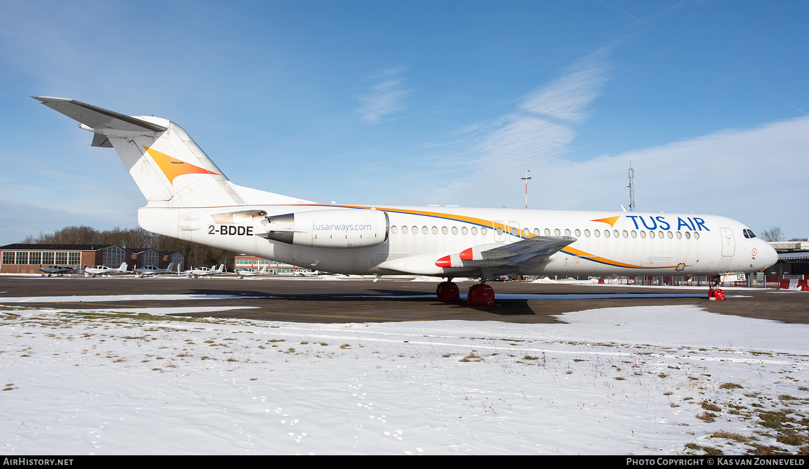 Aircraft Photo of 2-BDDE | Fokker 100 (F28-0100) | Tus Airways | AirHistory.net #355089