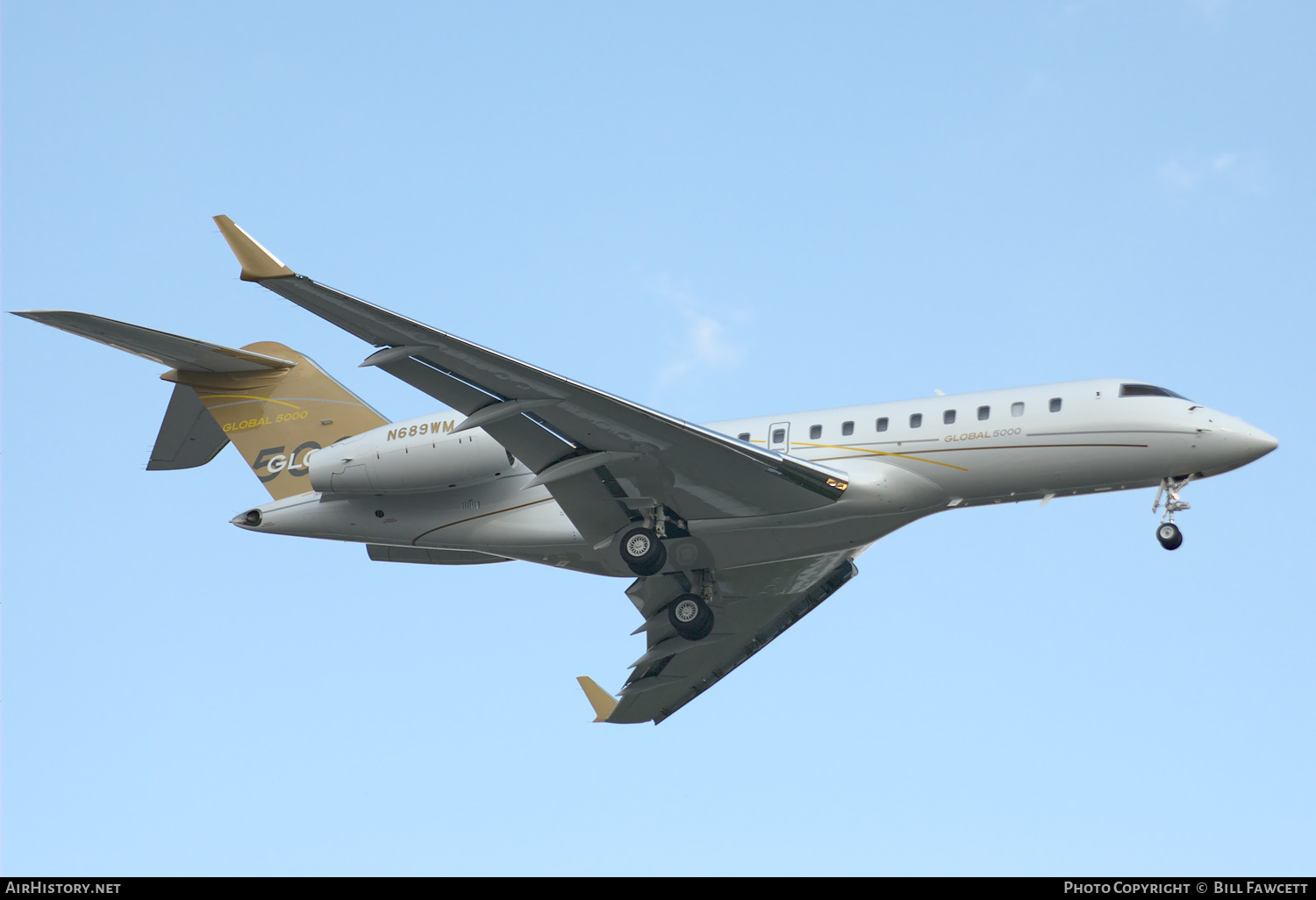 Aircraft Photo of N689WM | Bombardier Global 5000 (BD-700-1A11) | AirHistory.net #355126