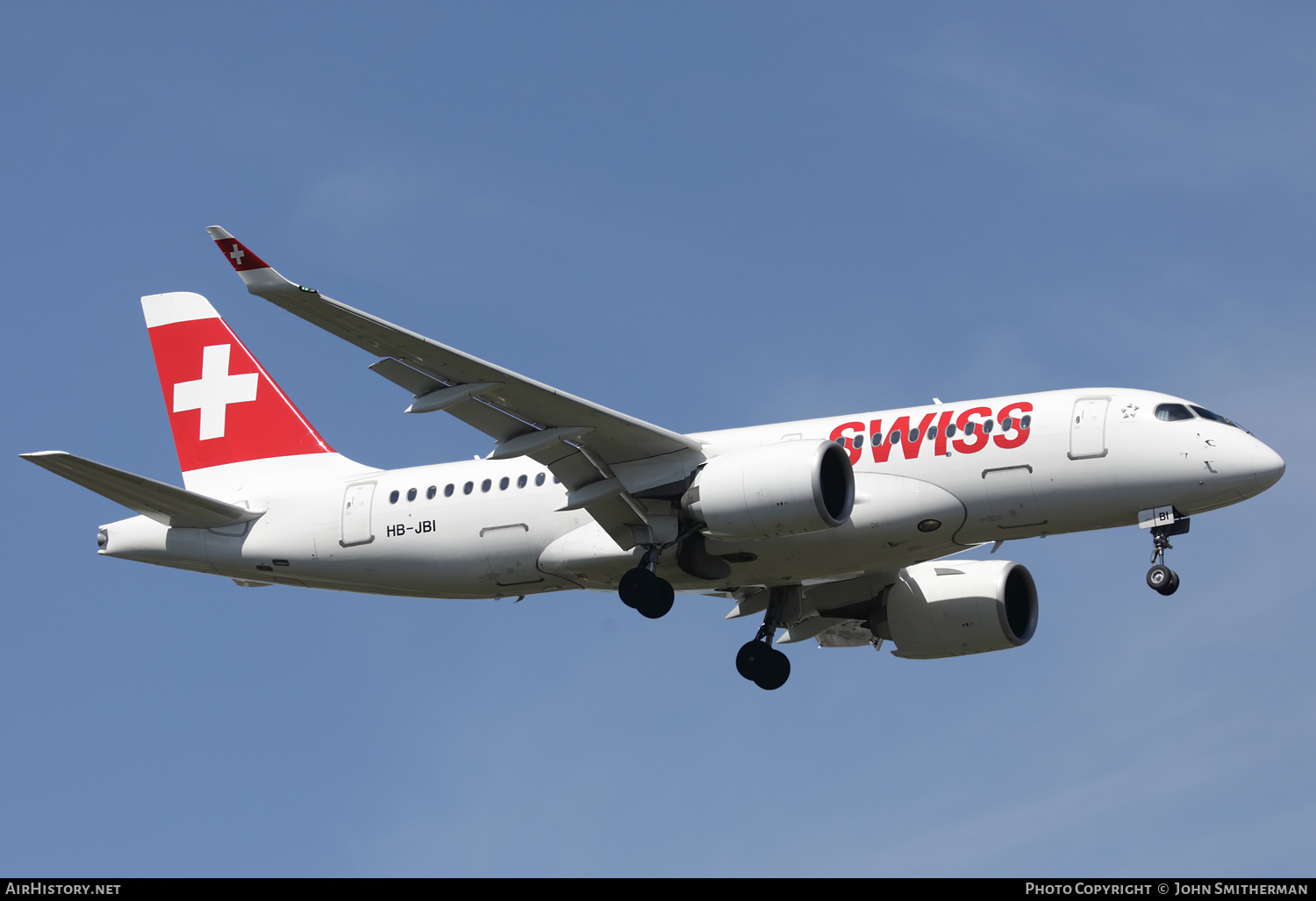 Aircraft Photo of HB-JBI | Airbus A220-171 (BD-500-1A10) | Swiss International Air Lines | AirHistory.net #355152