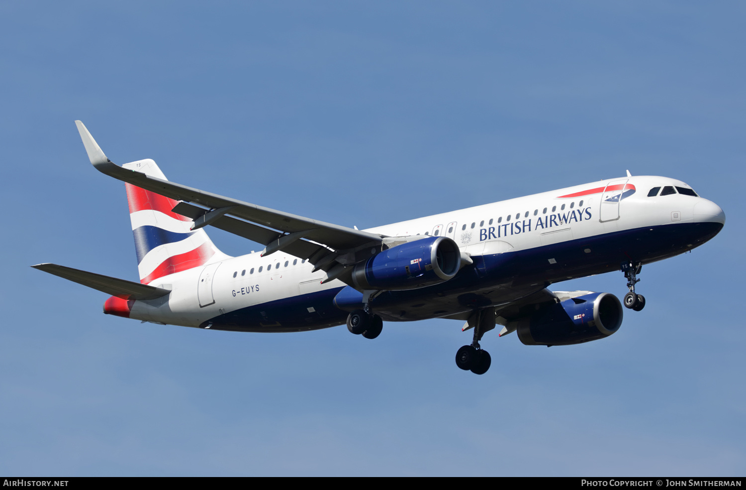 Aircraft Photo of G-EUYS | Airbus A320-232 | British Airways | AirHistory.net #355156