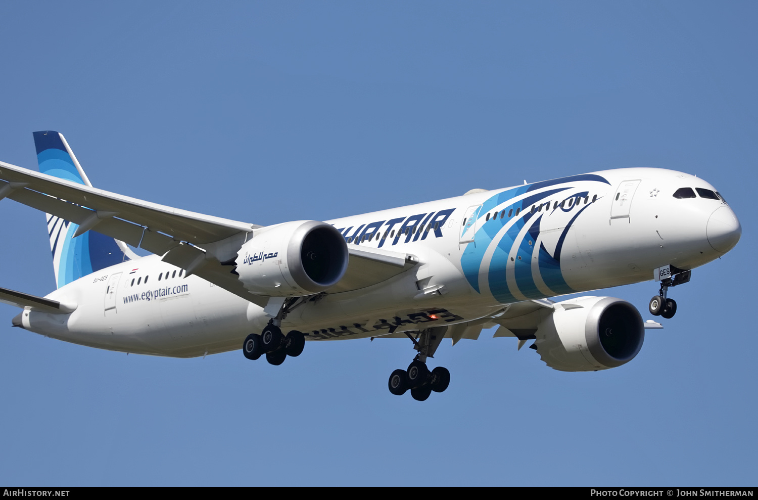 Aircraft Photo of SU-GES | Boeing 787-9 Dreamliner | EgyptAir | AirHistory.net #355158
