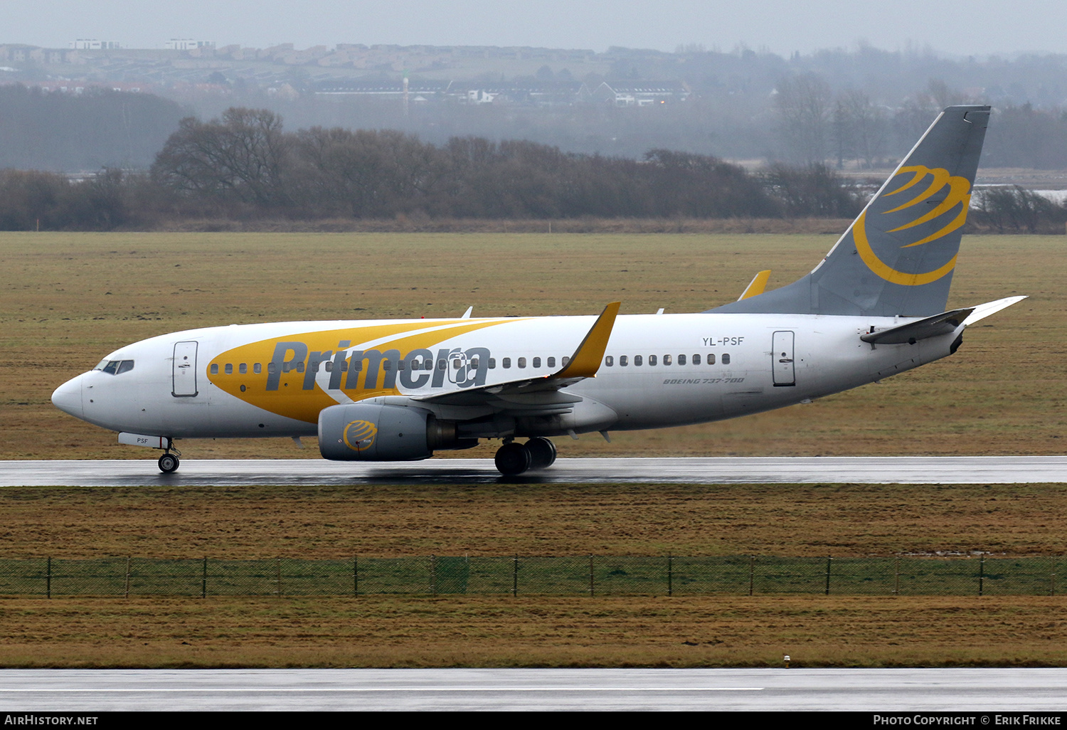 Aircraft Photo of YL-PSF | Boeing 737-7Q8 | Primera Air | AirHistory.net #355162