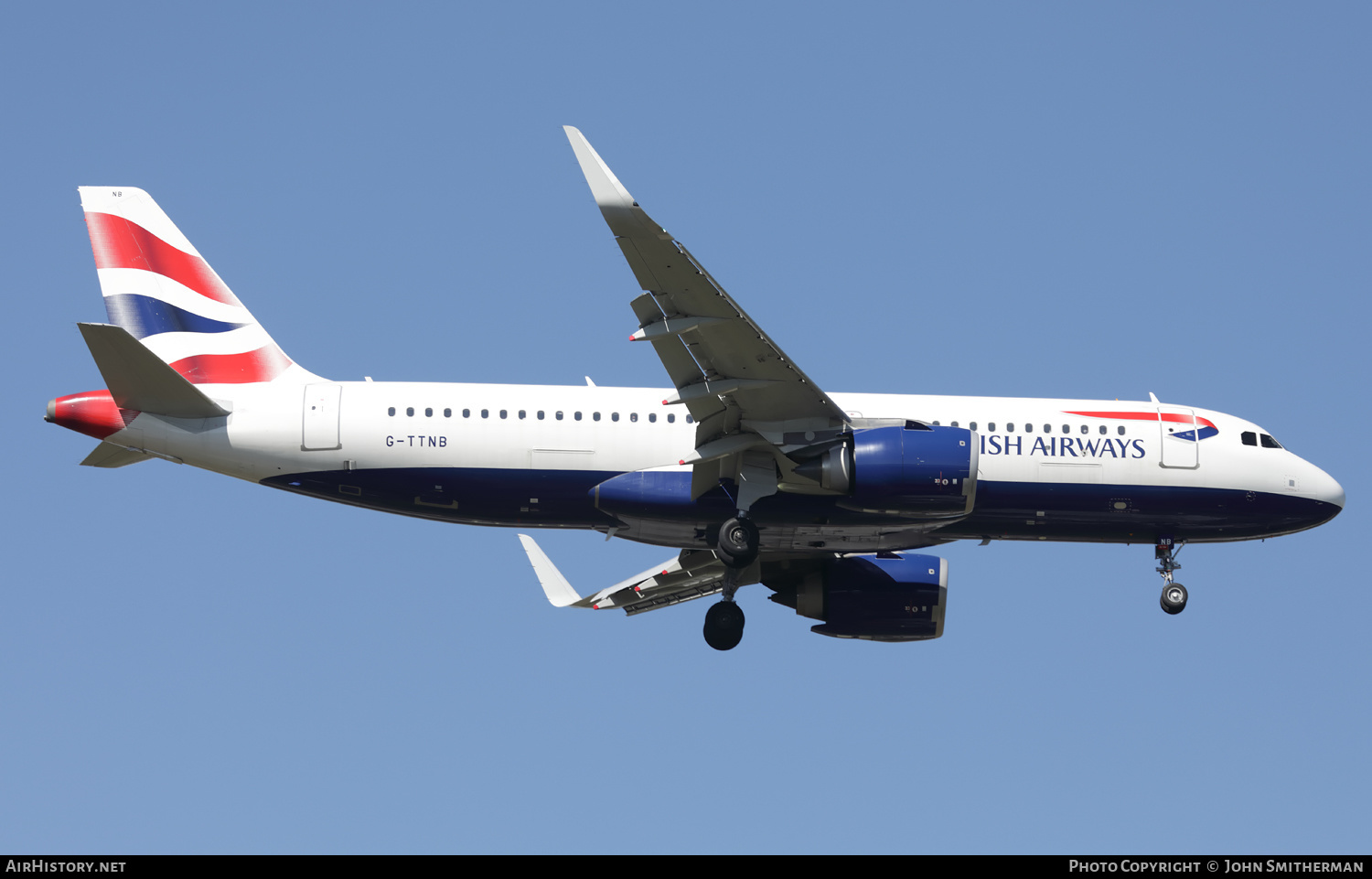 Aircraft Photo of G-TTNB | Airbus A320-251N | British Airways | AirHistory.net #355163