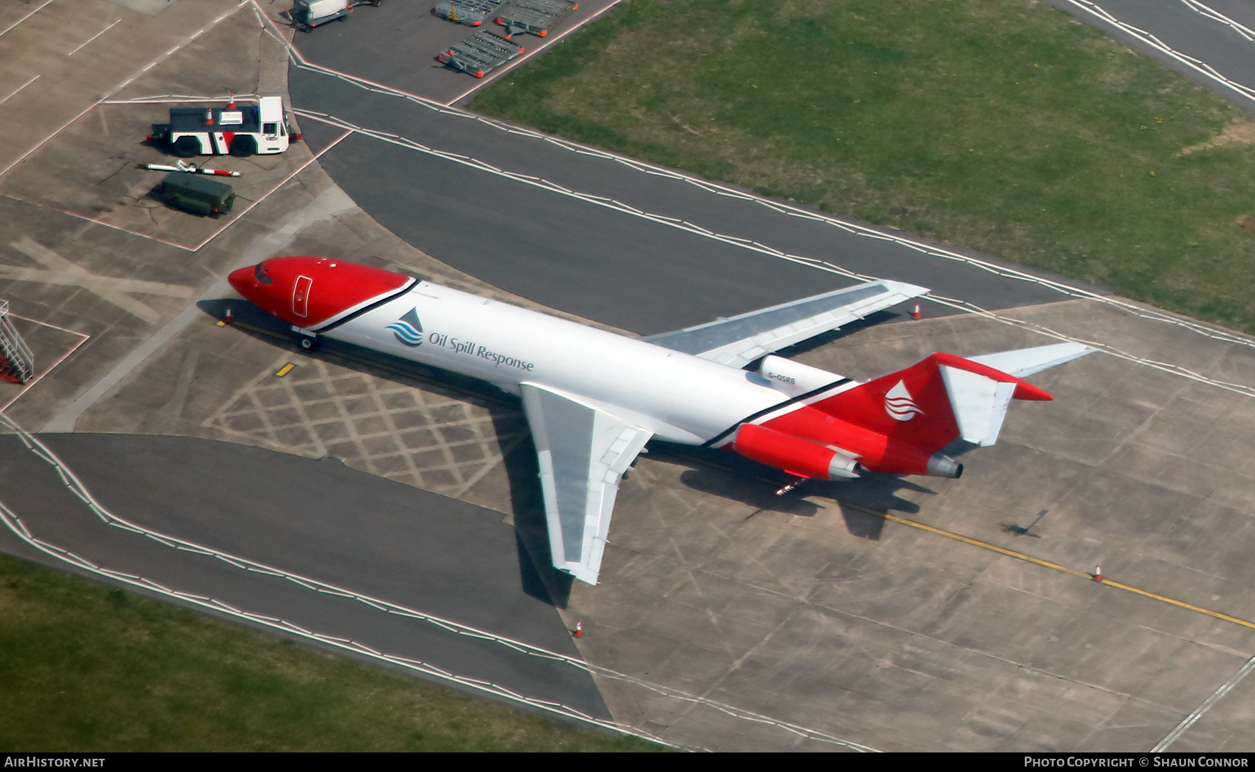 Aircraft Photo of G-OSRB | Boeing 727-2S2F/Adv(RE) Super 27 | Oil Spill Response | AirHistory.net #355170