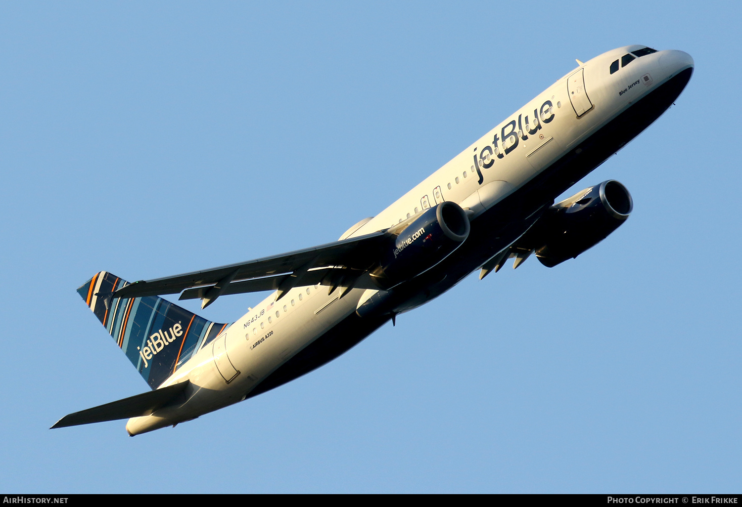 Aircraft Photo of N643JB | Airbus A320-232 | JetBlue Airways | AirHistory.net #355171