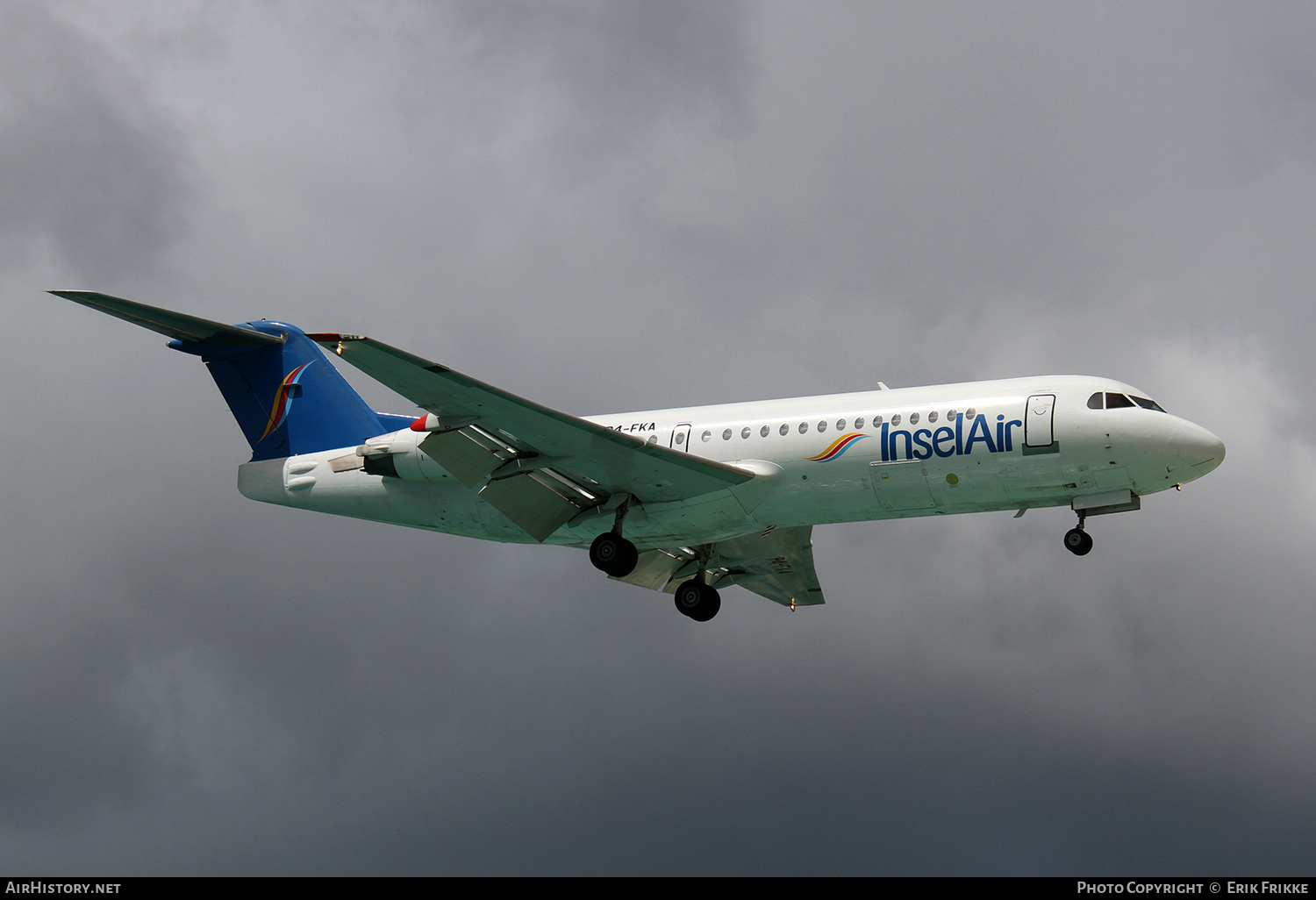 Aircraft Photo of P4-FKA | Fokker 70 (F28-0070) | Insel Air | AirHistory.net #355175