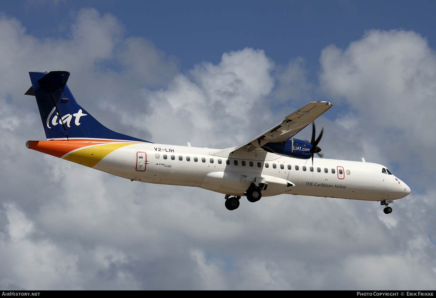 Aircraft Photo of V2-LIH | ATR ATR-72-600 (ATR-72-212A) | LIAT - Leeward Islands Air Transport | AirHistory.net #355178