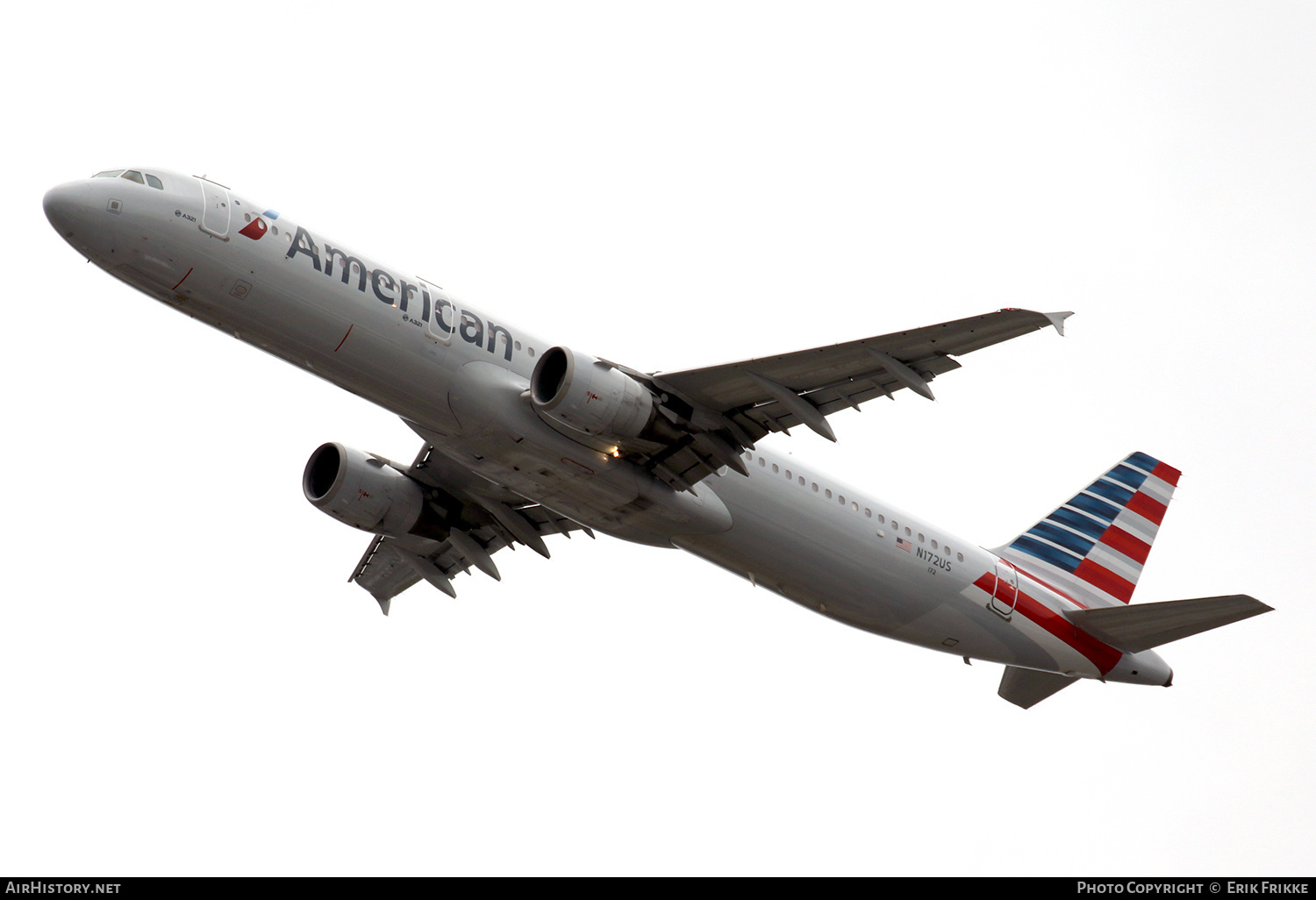 Aircraft Photo of N172US | Airbus A321-211 | American Airlines | AirHistory.net #355186