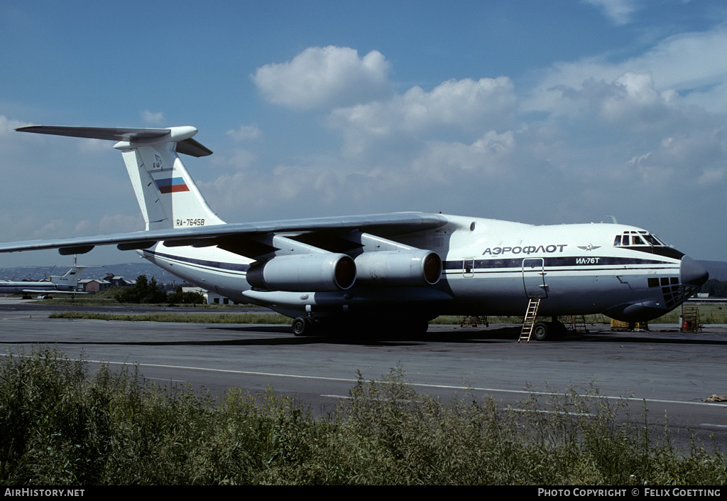 Aircraft Photo of RA-76458 | Ilyushin Il-76T | Aeroflot | AirHistory.net #355236