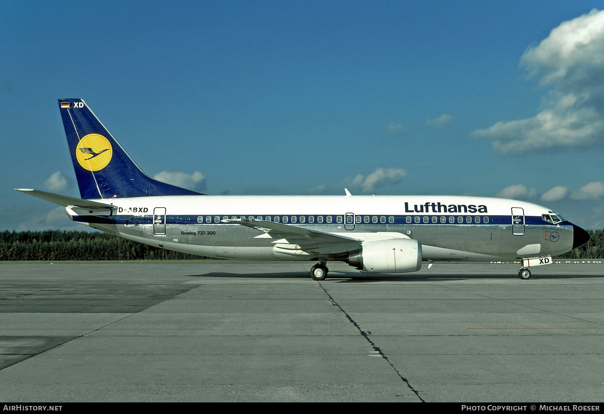 Aircraft Photo of D-ABXD | Boeing 737-330 | Lufthansa | AirHistory.net #355290