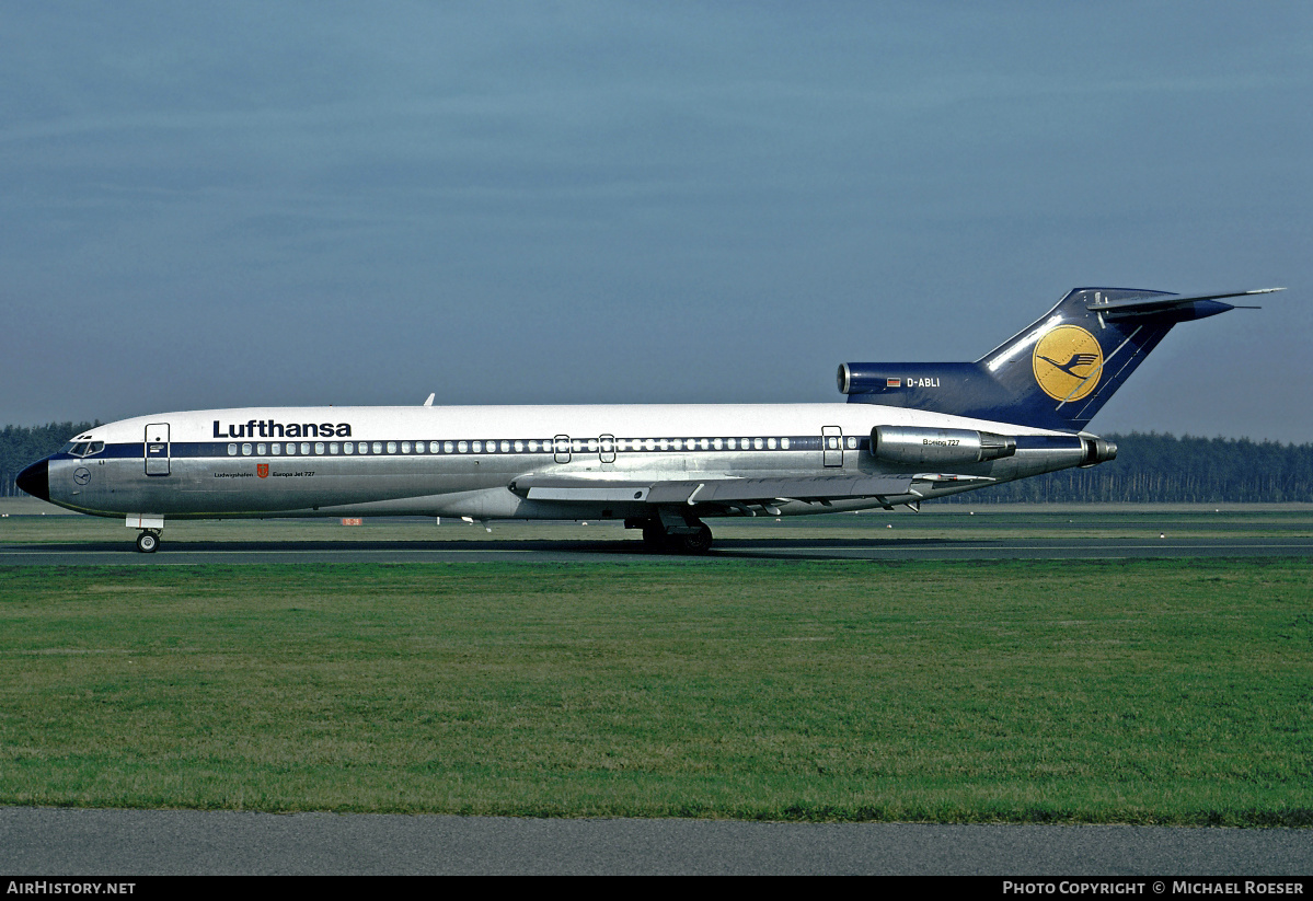 Aircraft Photo of D-ABLI | Boeing 727-230/Adv | Lufthansa | AirHistory.net #355298