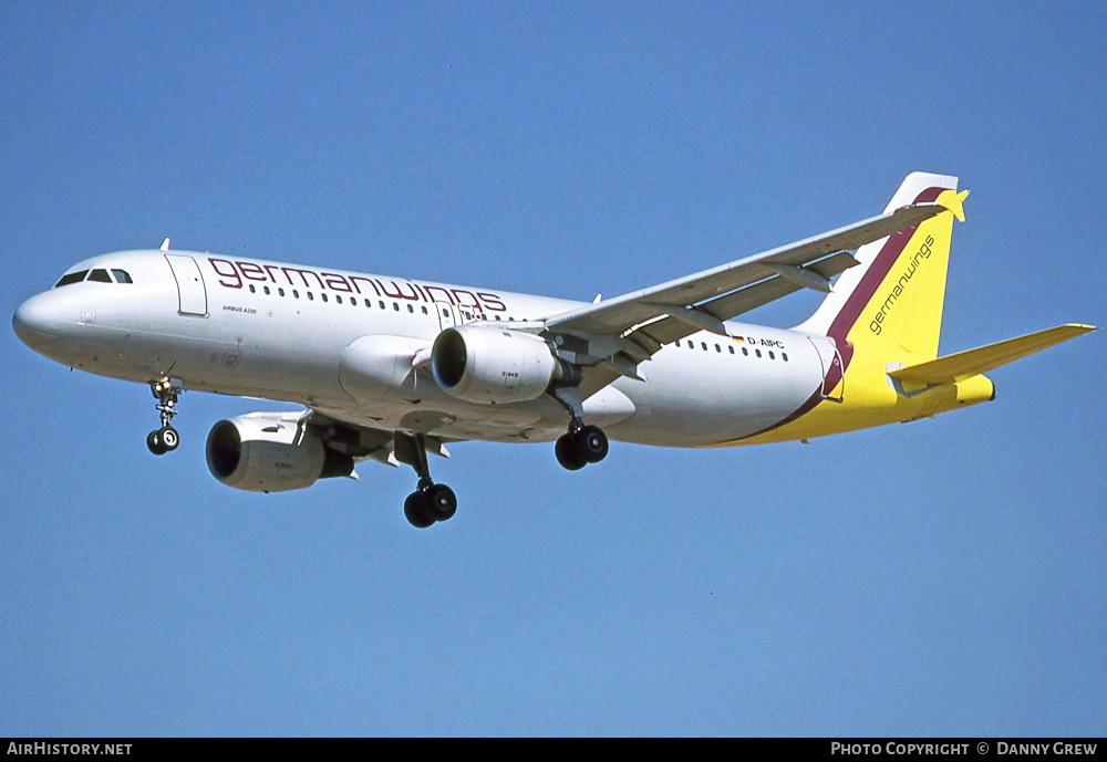 Aircraft Photo of D-AIPC | Airbus A320-211 | Germanwings | AirHistory.net #355327