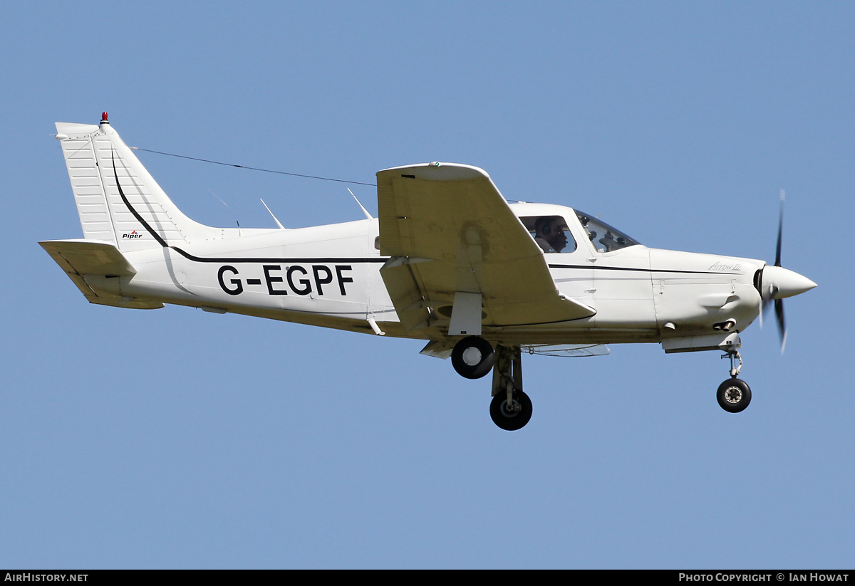 Aircraft Photo of G-EGPF | Piper PA-28R-201 Cherokee Arrow III | AirHistory.net #355341