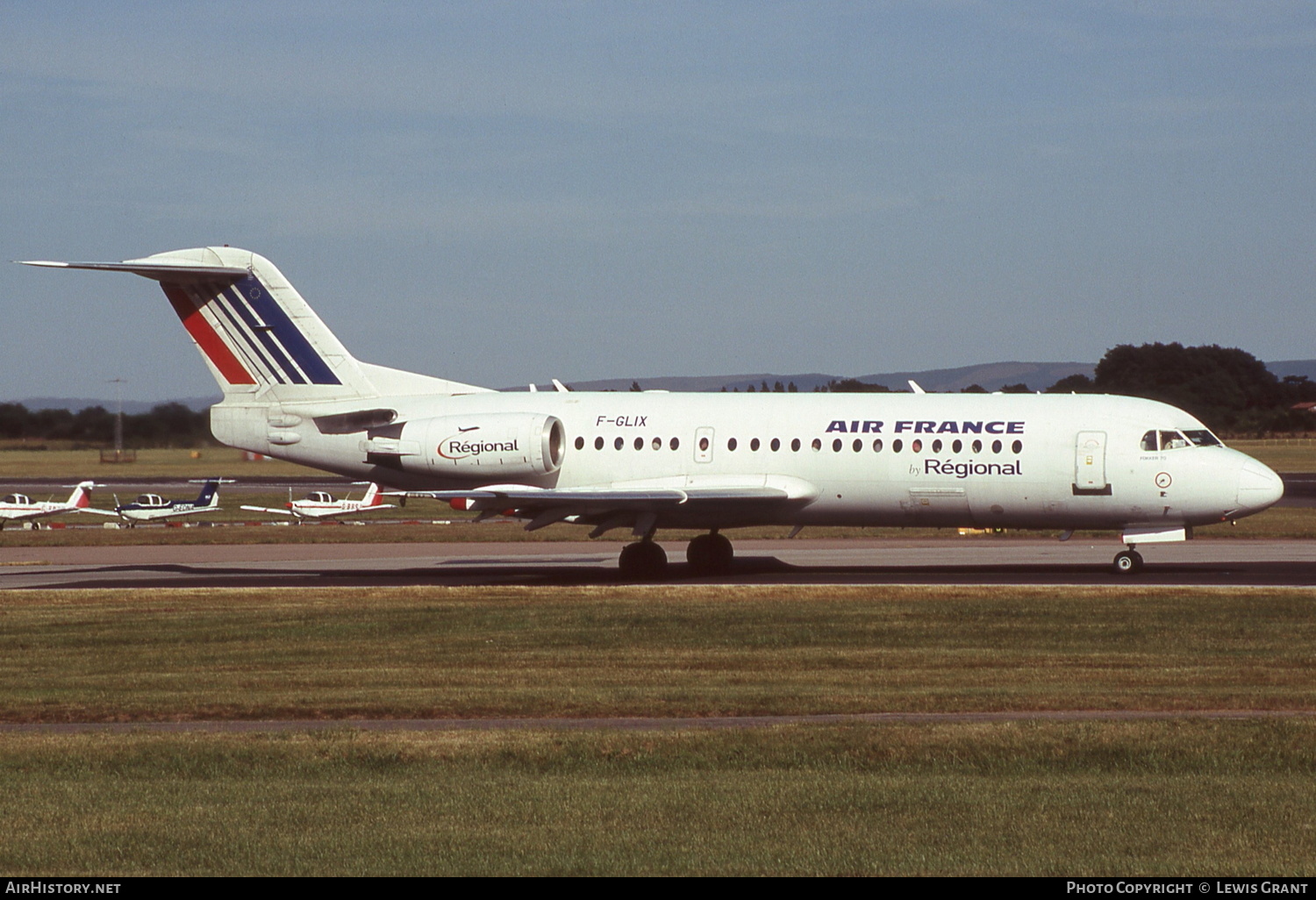 Aircraft Photo of F-GLIX | Fokker 70 (F28-0070) | Air France | AirHistory.net #355343