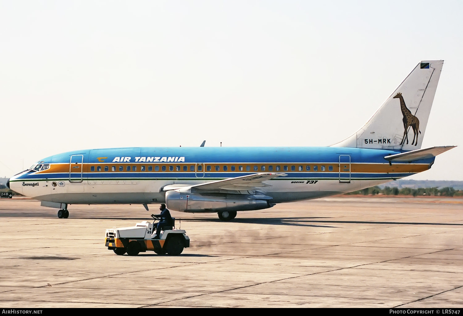 Aircraft Photo of 5H-MRK | Boeing 737-2R8C/Adv | Air Tanzania | AirHistory.net #355358