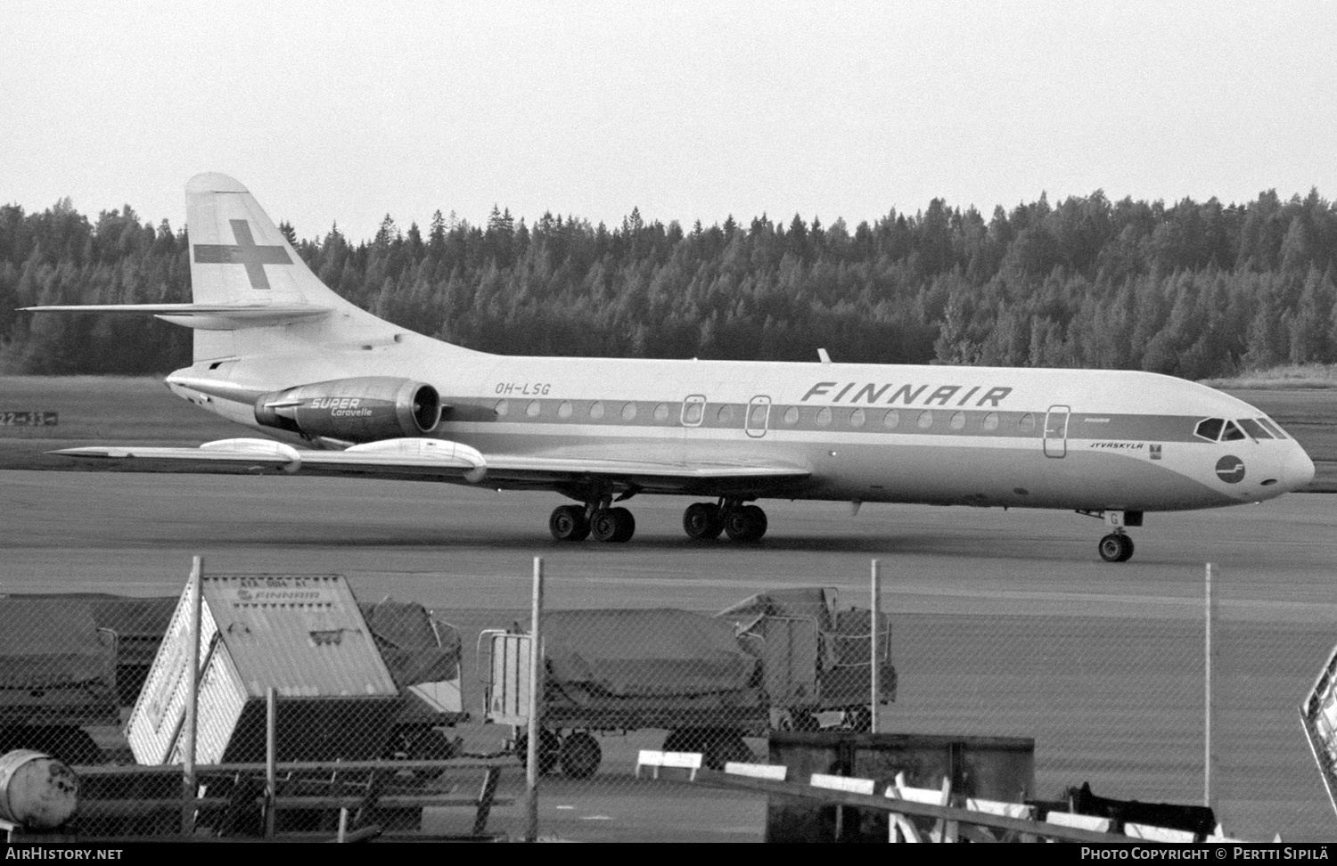 Aircraft Photo of OH-LSG | Sud SE-210 Caravelle 10B3 Super B | Finnair | AirHistory.net #355388