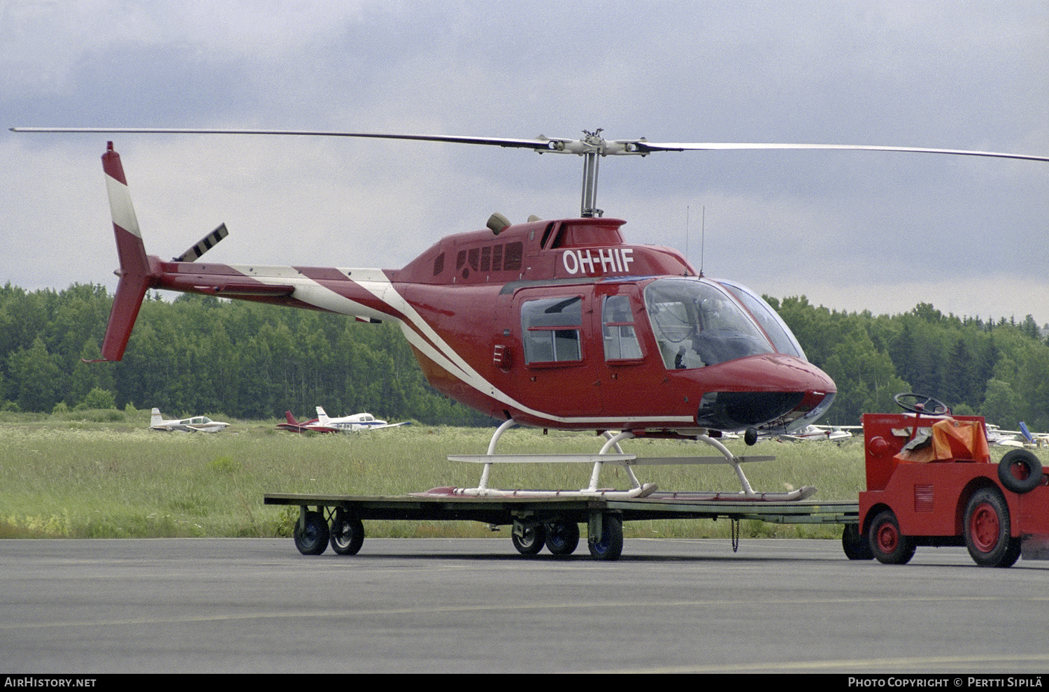 Aircraft Photo of OH-HIF | Bell AB-206B JetRanger II | Copterline | AirHistory.net #355398