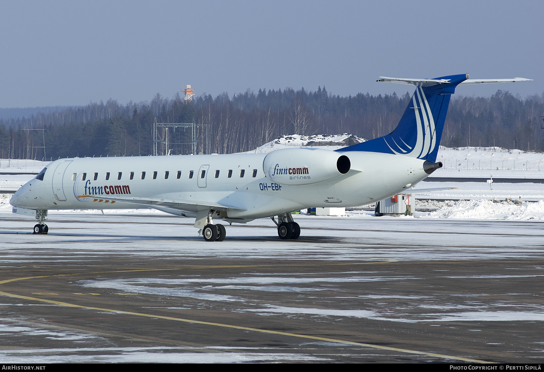 Aircraft Photo of OH-EBF | Embraer ERJ-145LU (EMB-145LU) | Finncomm Airlines | AirHistory.net #355415