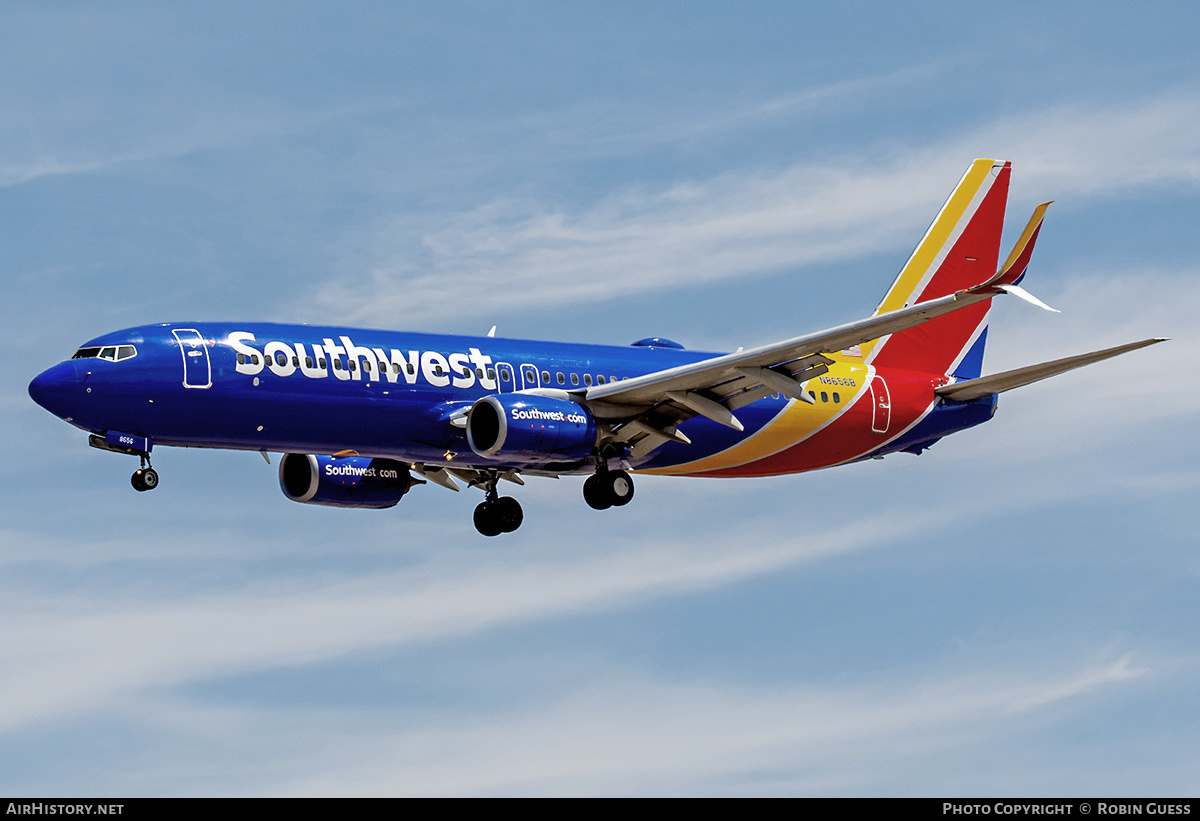 Aircraft Photo of N8656B | Boeing 737-8H4 | Southwest Airlines | AirHistory.net #355416