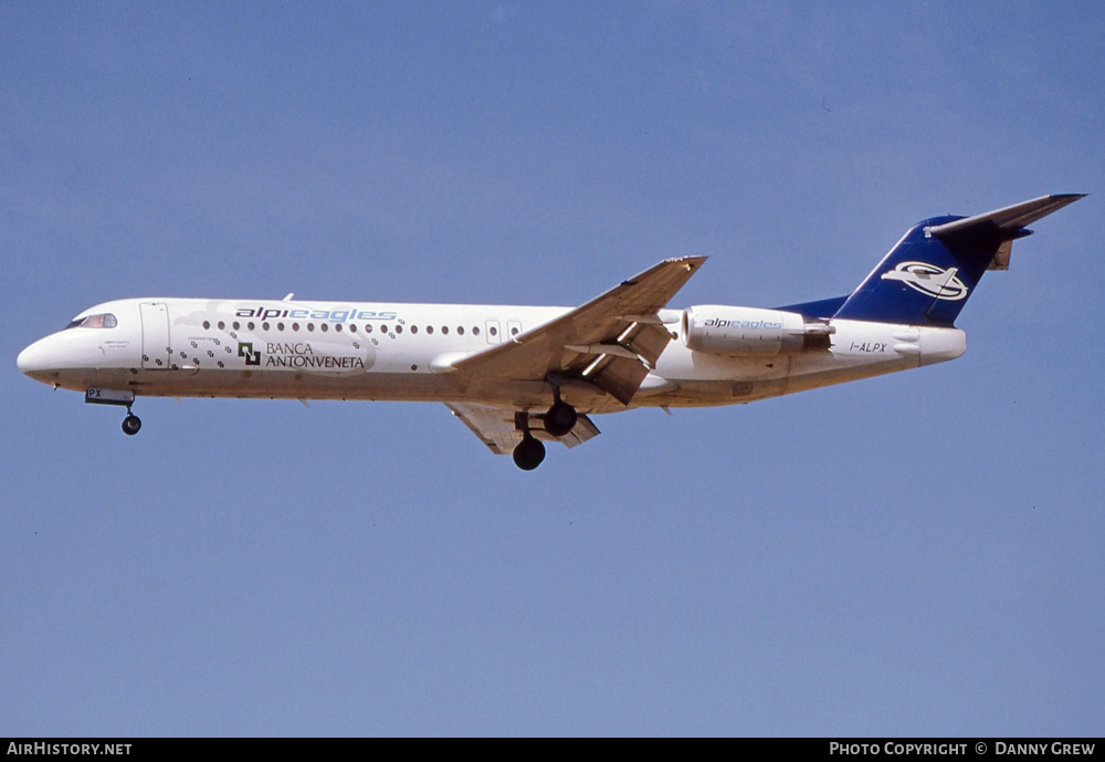 Aircraft Photo of I-ALPX | Fokker 100 (F28-0100) | Alpi Eagles | AirHistory.net #355419