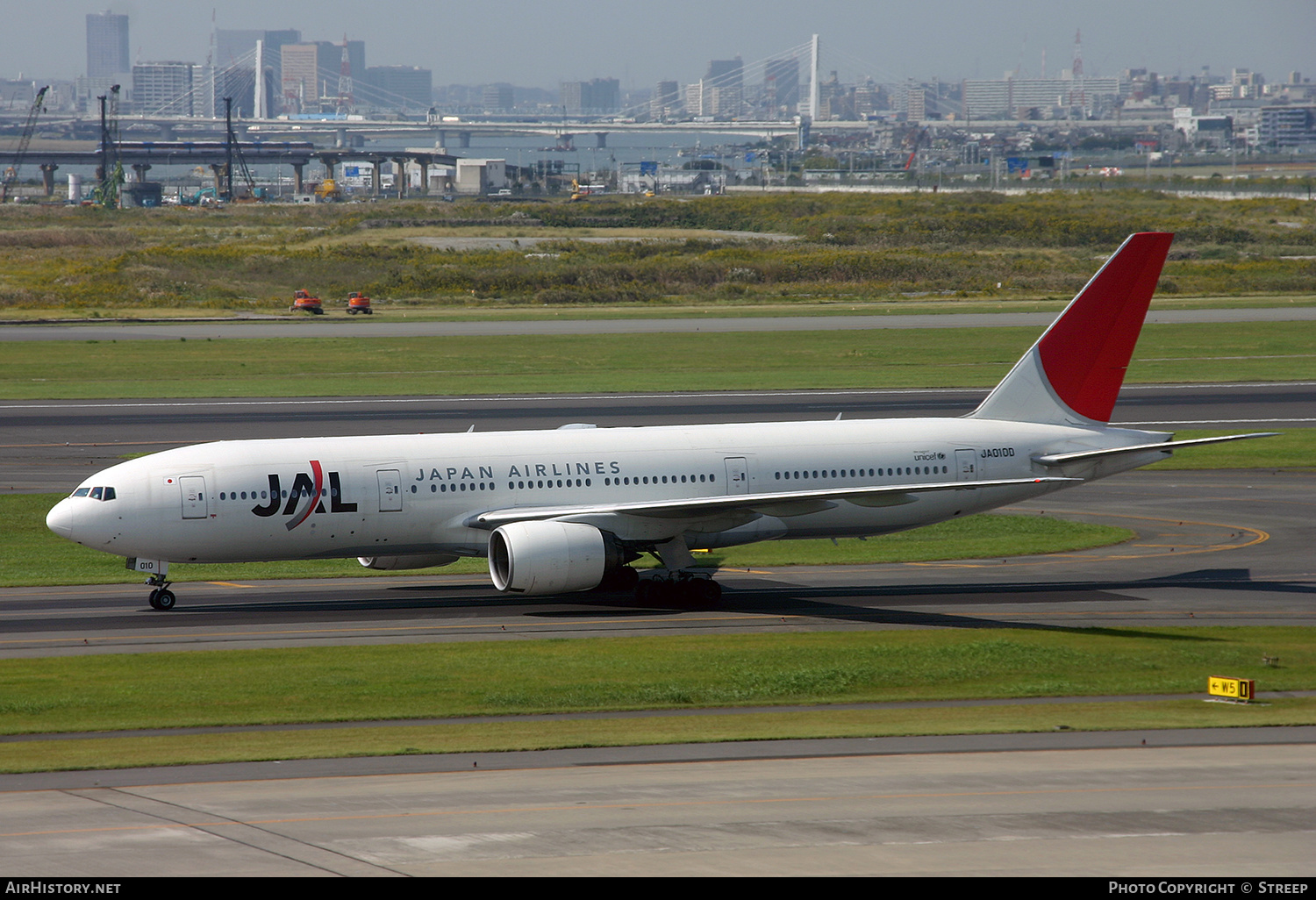 Aircraft Photo of JA010D | Boeing 777-289 | Japan Airlines - JAL | AirHistory.net #355428