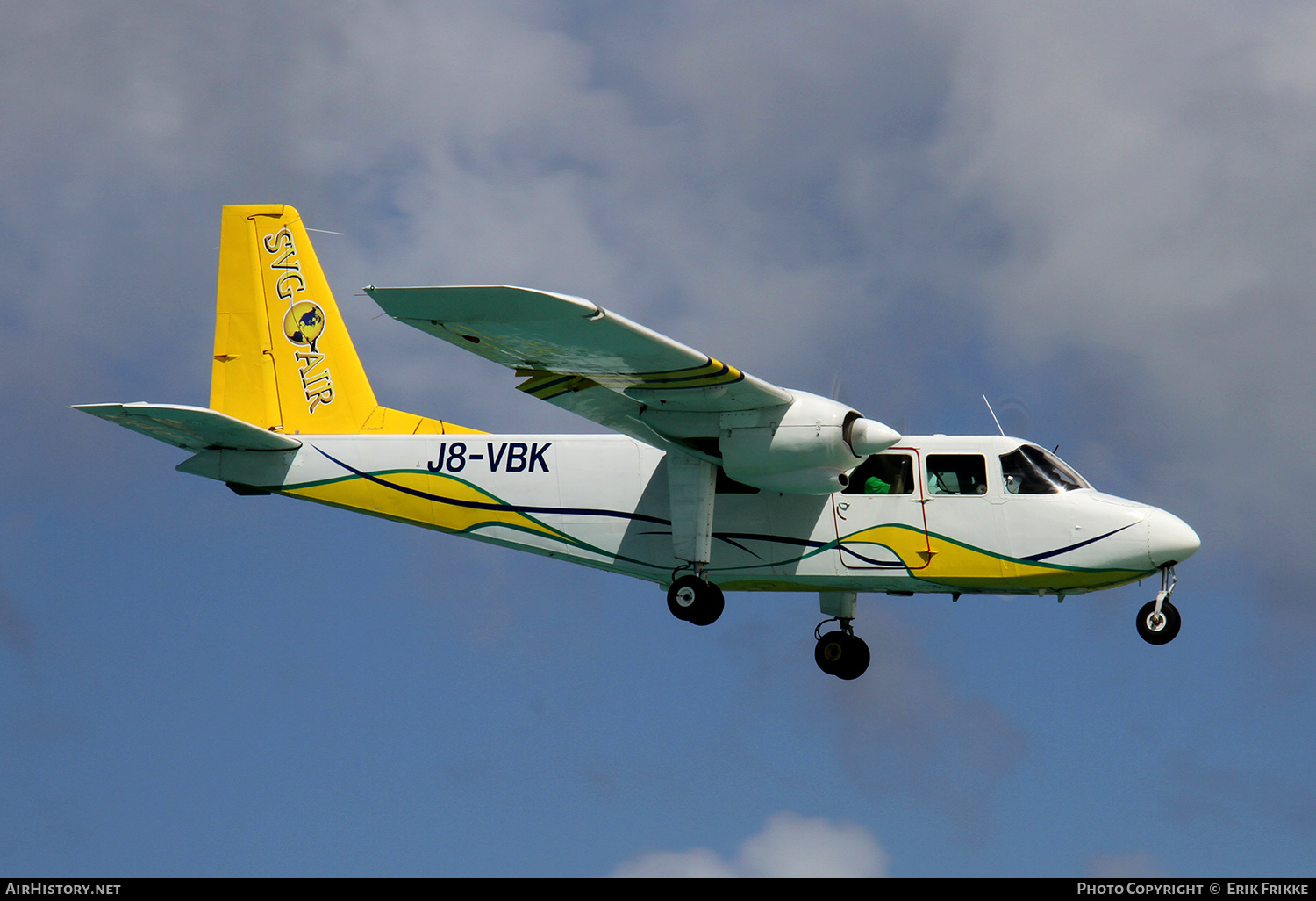Aircraft Photo of J8-VBK | Britten-Norman BN-2A-26 Islander | SVG Air - St. Vincent and the Grenadines Air | AirHistory.net #355442